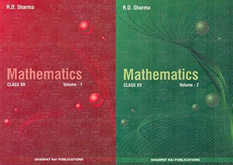 Mathematics For Class 12 Set Of 2 Vol Examination 2020 2021 By R D