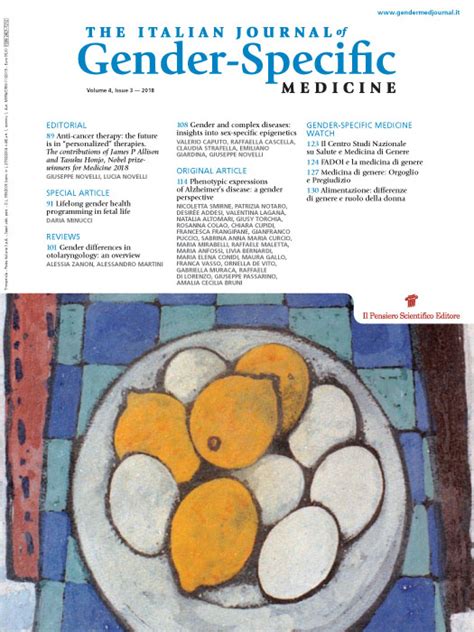 Journal Of Sex And Gender Specific Medicine Official Journal Of The