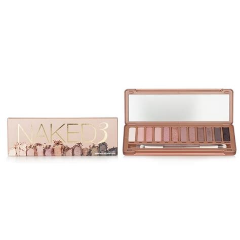 Urban Decay Naked 3 Eyeshadow Palette 12x Eyeshadow 1x Doubled Ended