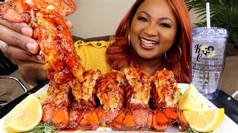 6 2x Spicy Lobster Tails Seafood Boil Mukbang ~ Youtube