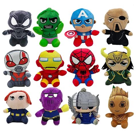 Poup E En Peluche Pour Enfant Dessin Anim Disney Marvel Captain