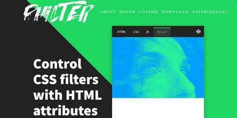 15 CSS Image Filter Libraries Web Based Tools