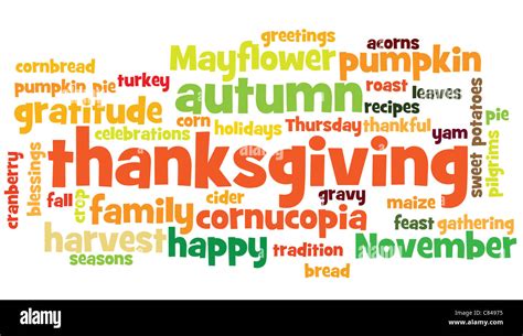 Thanksgiving Words And Phrases