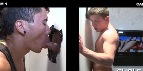 Gay Sucks Cock Through A Hole Tnaflix
