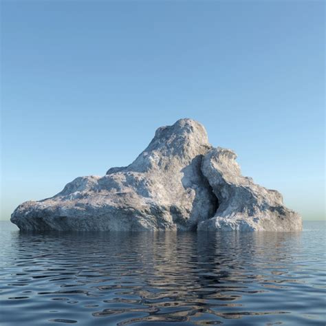 Island land rock model - TurboSquid 1677299