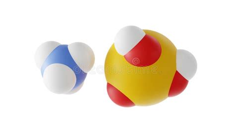 Ammonium Nitrate Fertilizer Molecular Model Stock Illustrations 13