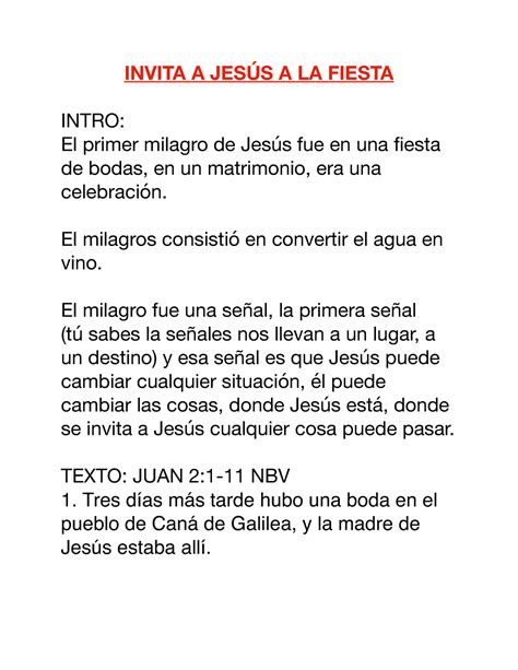 Invita A JESÚS A LA Fiesta 5 Nov 2023 Domingo 28 años CCP INVITA