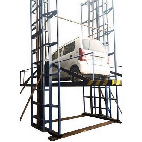 Post Mild Steel Hydraulic Car Lift For Parking Tons At Rs