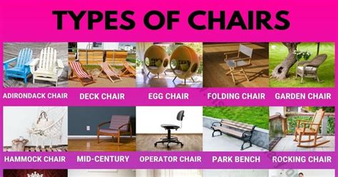 Types of Chairs: 48 Best Styles Of Chairs Should Be at Your Home ...