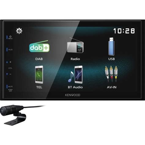 Jvc Autoradio Tactile Din Dab Usb Bluetooth Kw M Dbt