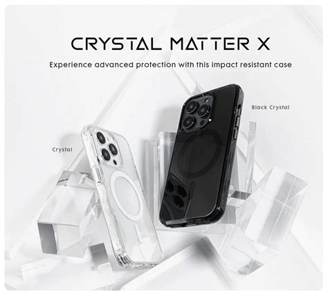 ซอ LAUT Crystal Matter X เคส iPhone 14 Pro Crystal Black กบ 425