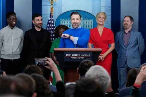 Ted Lasso Visits White House Promotes Mental Health Care Whyy