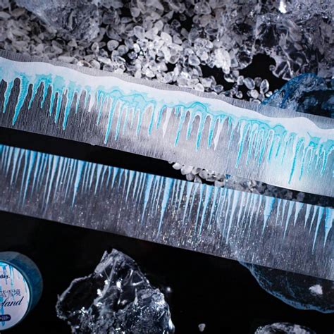 Have A Good Day 1 Roll 7874inch200cm Various Winters Icicle Pattern