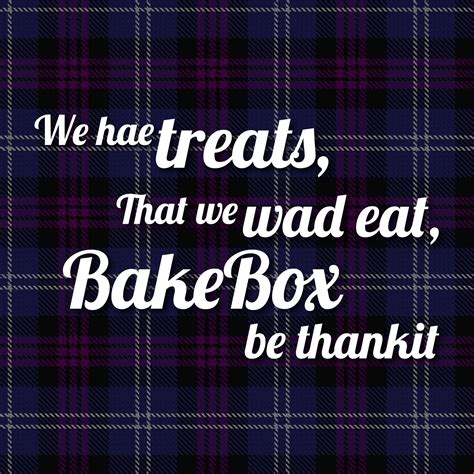 Burns Night BakeBox Gift ⋆ BakeBox Gifting