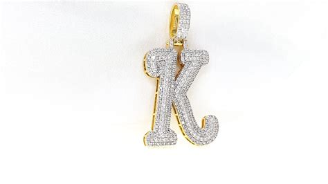 K Letter In Gold