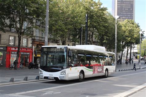 Nantes Iveco Urbanway Cng N Tan Ligne Cours Des Flickr