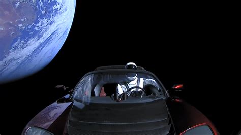 Watch Starman Drift Spacexs Tesla Reaches The Ultimate Cruising