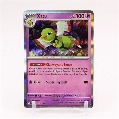 Xatu Paradox Rift Holo Rare Pokemon Nm Mint Ebay