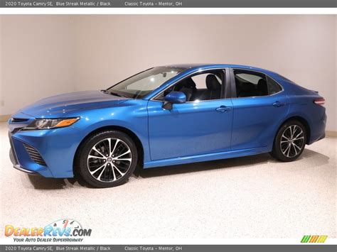 Blue Streak Metallic 2020 Toyota Camry Se Photo 3