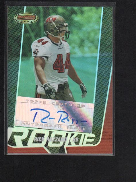 Rick Razzano 2005 Bowmans Best Rookie Card Auto 70 999 Ebay