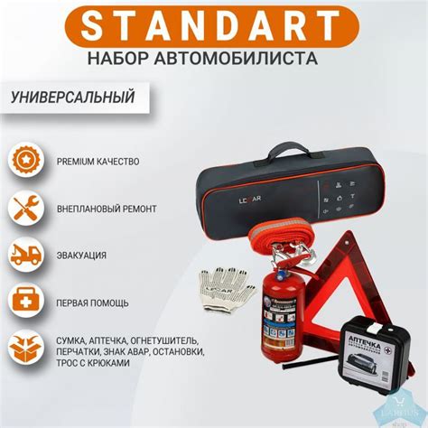 Набор автомобилиста "STANDART", LECAR — купить в магазине Ларгус Шоп
