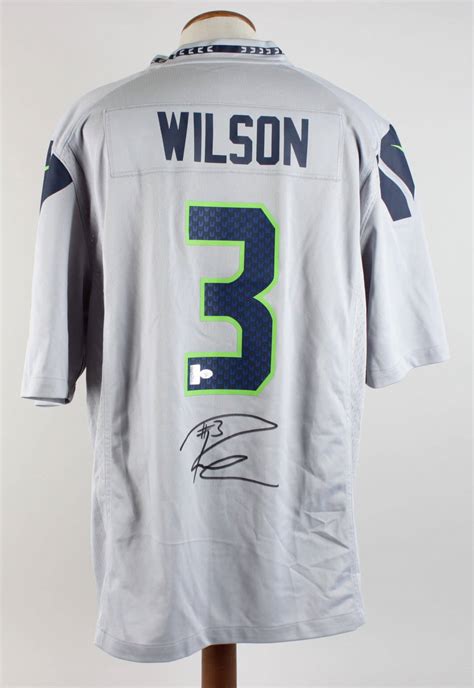 Seattle Seahawks – Russell Wilson Signed Jersey (Wilson Hologram ...