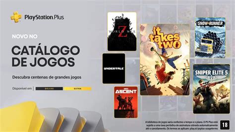 Confira Os Games Que Entram Nos Catálogos Da Playstation Plus Nos