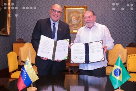 Venezuela y Brasil firmaron un memorándum de entendimiento en materia