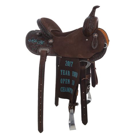 Burns Custom Trophy Barrel Saddle