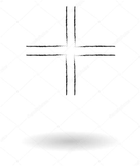 Gamma Cross Pencil Sketch Stock Vector Image By ©maxterdesign 85603320