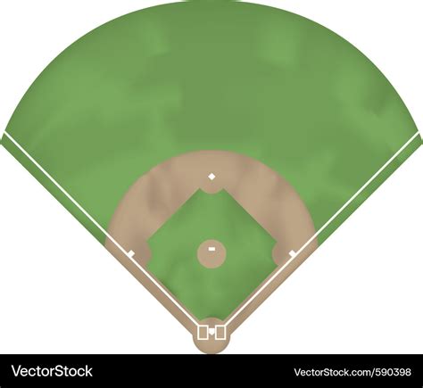 Baseball ground Royalty Free Vector Image - VectorStock