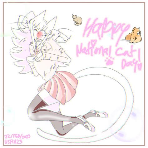 Happy National Cat Day In Japan By Ushanstel On Deviantart