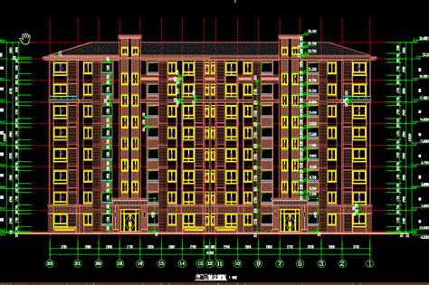 小区六层住宅楼建筑施工图纸含节能免费下载 别墅图纸 土木工程网