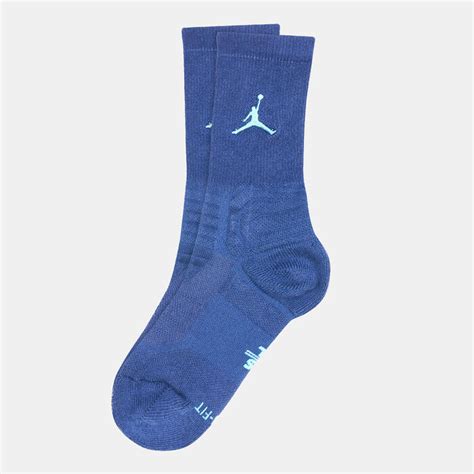 Shop Jordan Mens Flight Crew Basketball Socks Blue Online In Dubai