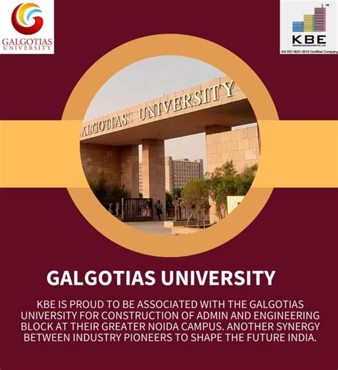 Galgotias University Noida Kbe