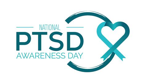 National Ptsd Awareness Day Observed Every Year In June Template For