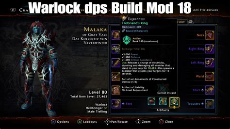 Neverwinter Warlock Dps Build Mod Youtube