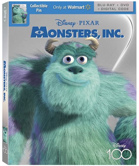 Monsters Inc - Disney100 Edition Walmart Exclusive (Blu-ray + DVD ...