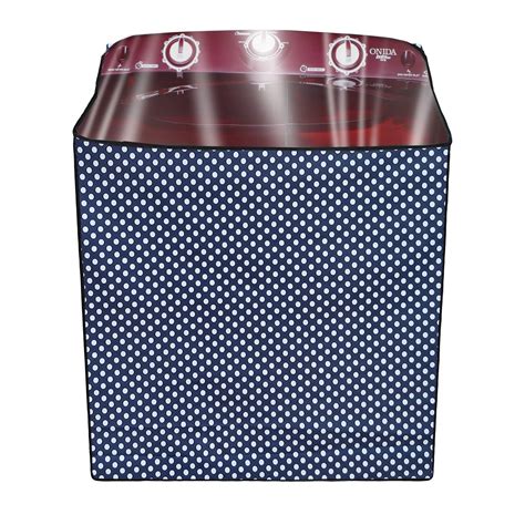 JM Homefurnishings Printed And Top Transparent Washing Machine Cover