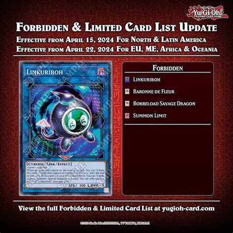 Yugioh Banlist April Tcg Elene Hedvige