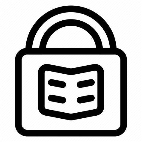 Locked Book Library Reading Writing Icon Download On Iconfinder
