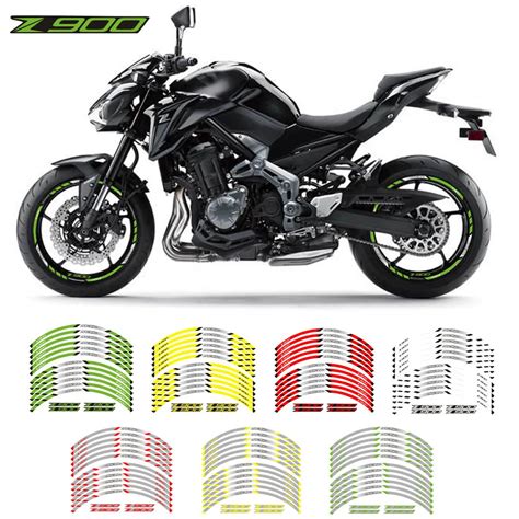 New Motorcycle Wheel Sticker Pcs Thick Edge Outer Rim Sticker Stripe