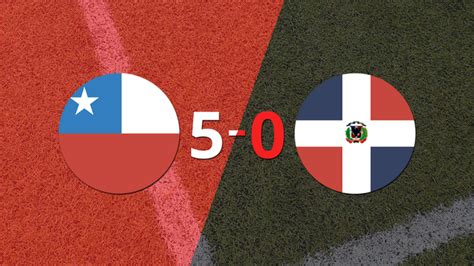 Chile aplastó a Rep Dominicana con hat trick de Ben Brereton