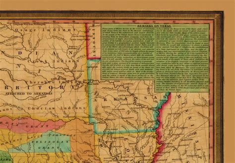 1835 Texas Map Old Texas Map Texas Produced From An Old Etsy