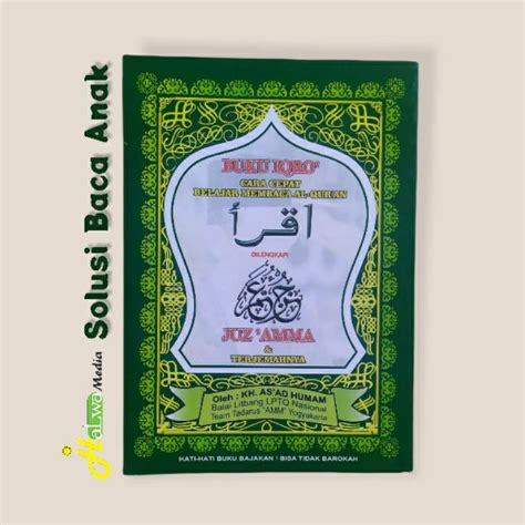 Jual Buku Iqro Besar Dilengkapi Juz Amma Buku Mengaji Santri Tpq Tpa