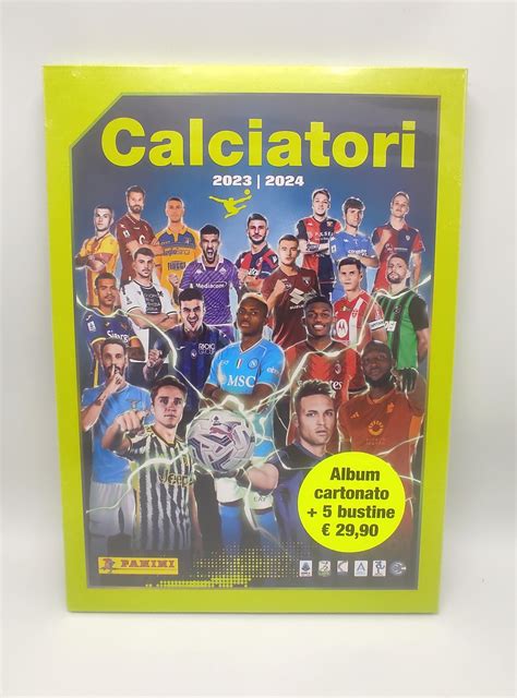 Calciatori Panini 2023 24 2024 Album Cartonato Hardcover 5 Bustine