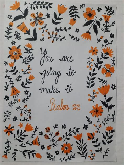 Diy poster | Art, Psalms, Psalm 23