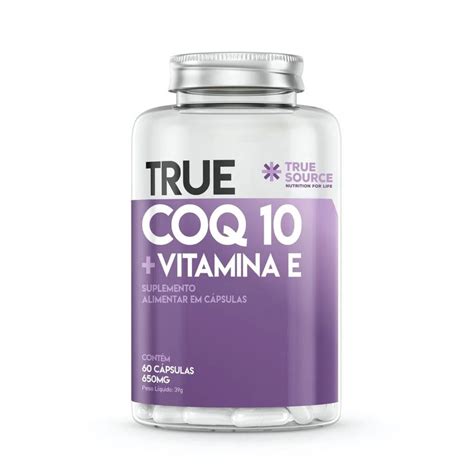 True Coq Coenzima Q Vitamina E C Psulas True Source Corpo