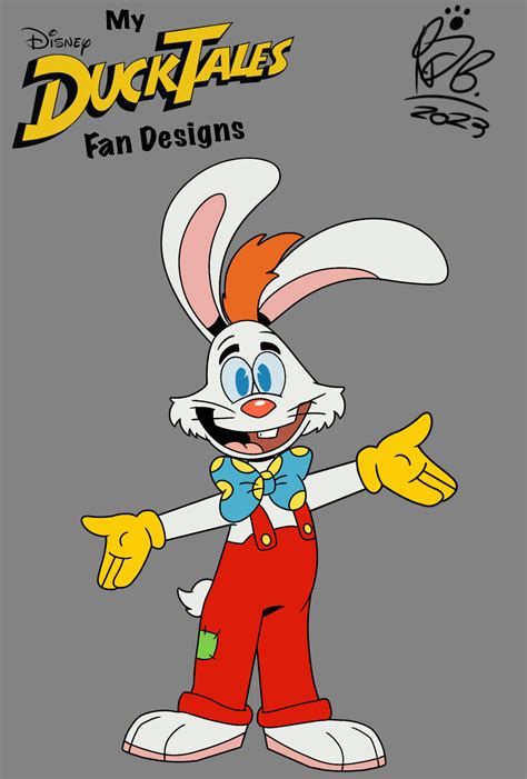 My Ducktales Fan Designs 5 Roger Rabbit By Rjtoons On Deviantart