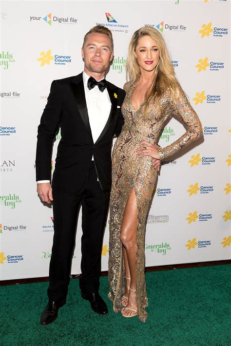 Ronan Keating And Storm Uechtritz Aussie Stars Shimmer At The Emeralds And Ivy Ball In Sydney